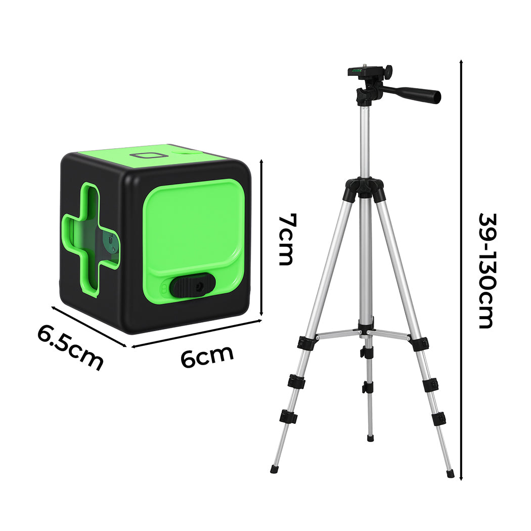 Traderight Green Laser Level with Tripod 25m IP54 Kit-1973194187708960770