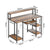Levede Office Gaming Computer Desk Brown-1954802382802128897