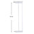 Levede Baby Safety Gate Adjustable Pet White 10cm Extension-1910113187139817474