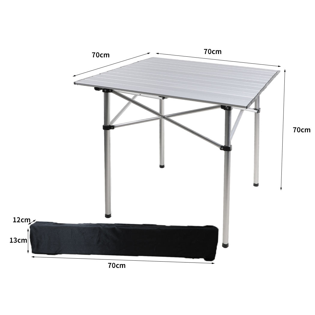 Levede Roll Up Camping Table Folding-1910112623425359874