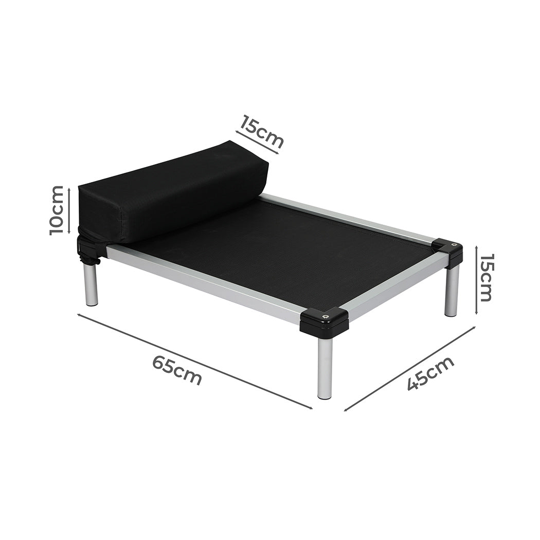 PaWz Pet Trampoline Aluminium Frame M Black Medium-1954802570929246210