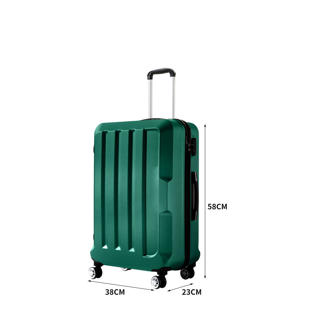 Slimbridge 20" Travel Luggage Lightweight Green 20 inch-1954802801880207362