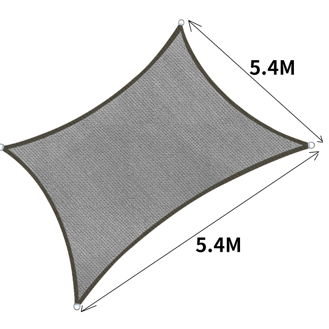 Outdoor Awning Cloth Sun Shades Sail Charcoal 280-1910112596435013634