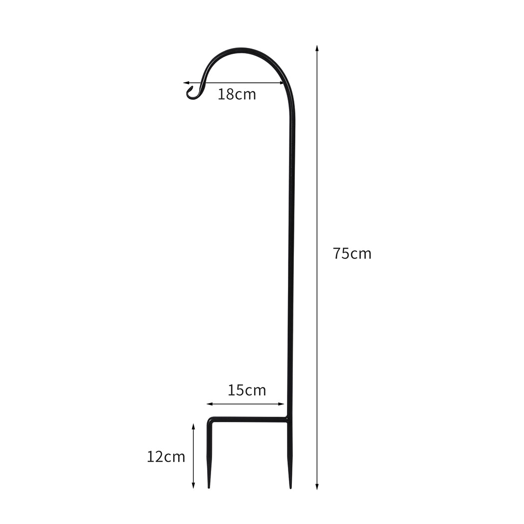 2x Levede Shepherd Hook Crook Garden-1927582204175716354