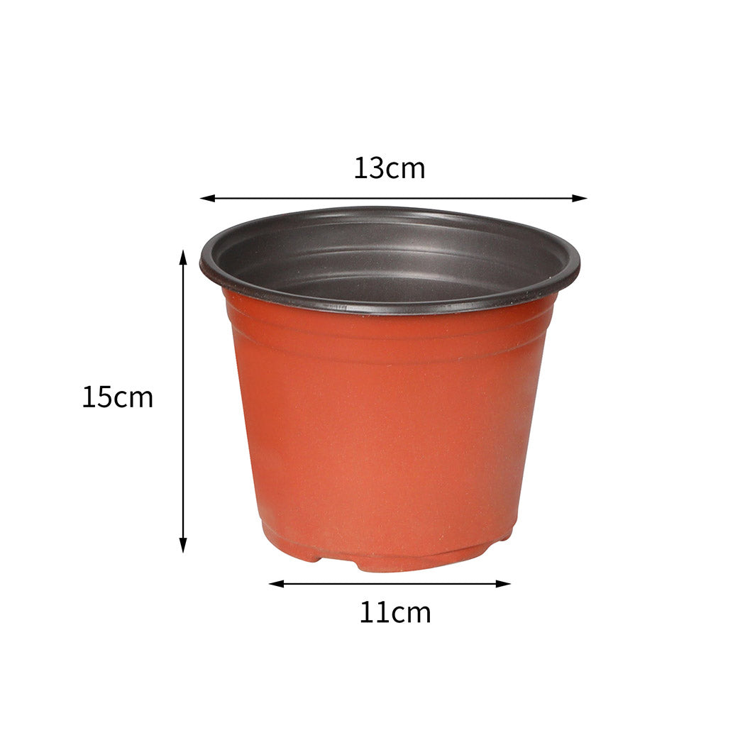 Lambu 100x Plastic Plant Pots Bulk Flowers Large-1963748912573583362
