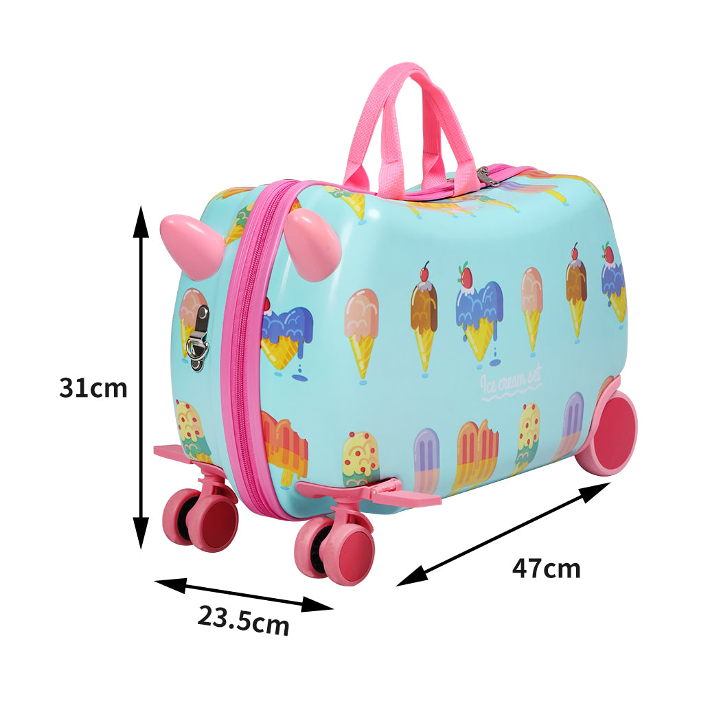 BoPeep Kids Ride On Suitcase Children-1954802774919221249