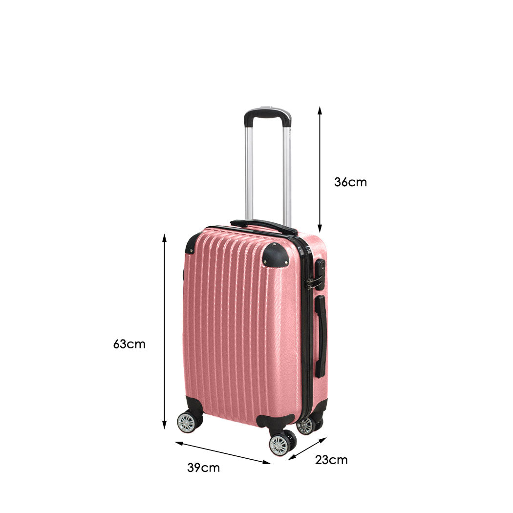 Slimbridge 24" Luggage Suitcase Code Rose Gold-1954802639350927362