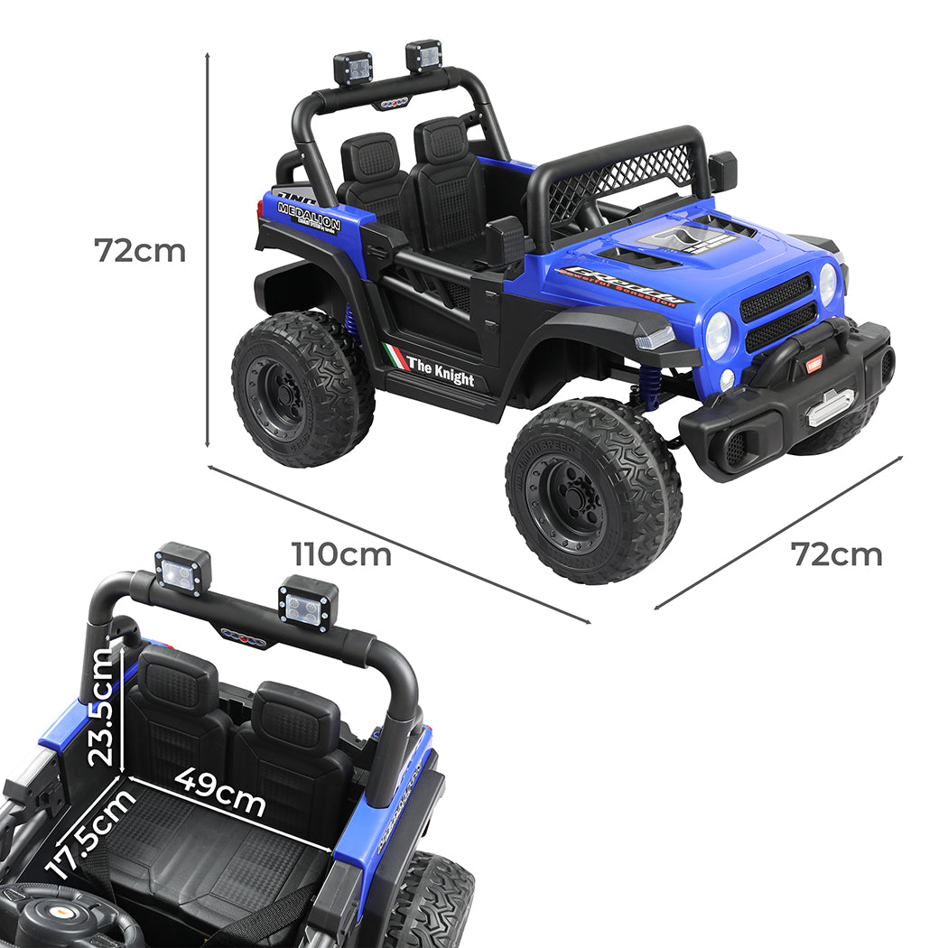 BoPeep Kids Ride On Car Electric Jeep Blue-1910113165585289218