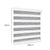 Marlow Blackout Zebra Roller Blind Curtains 180x210 Grey-1910113278051356673