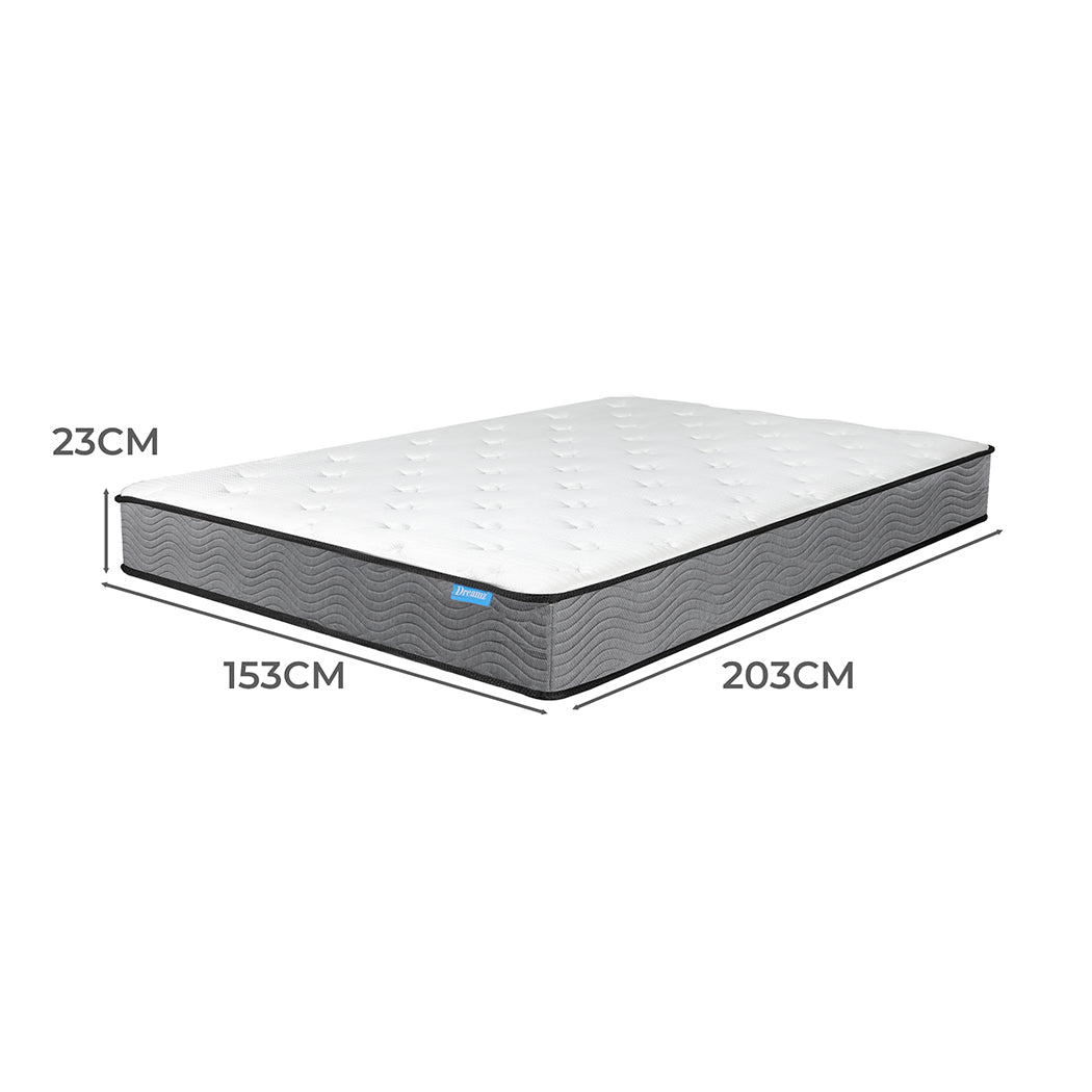 Dreamz Spring Mattress Pocket Bed Top Queen-1910112886794096642