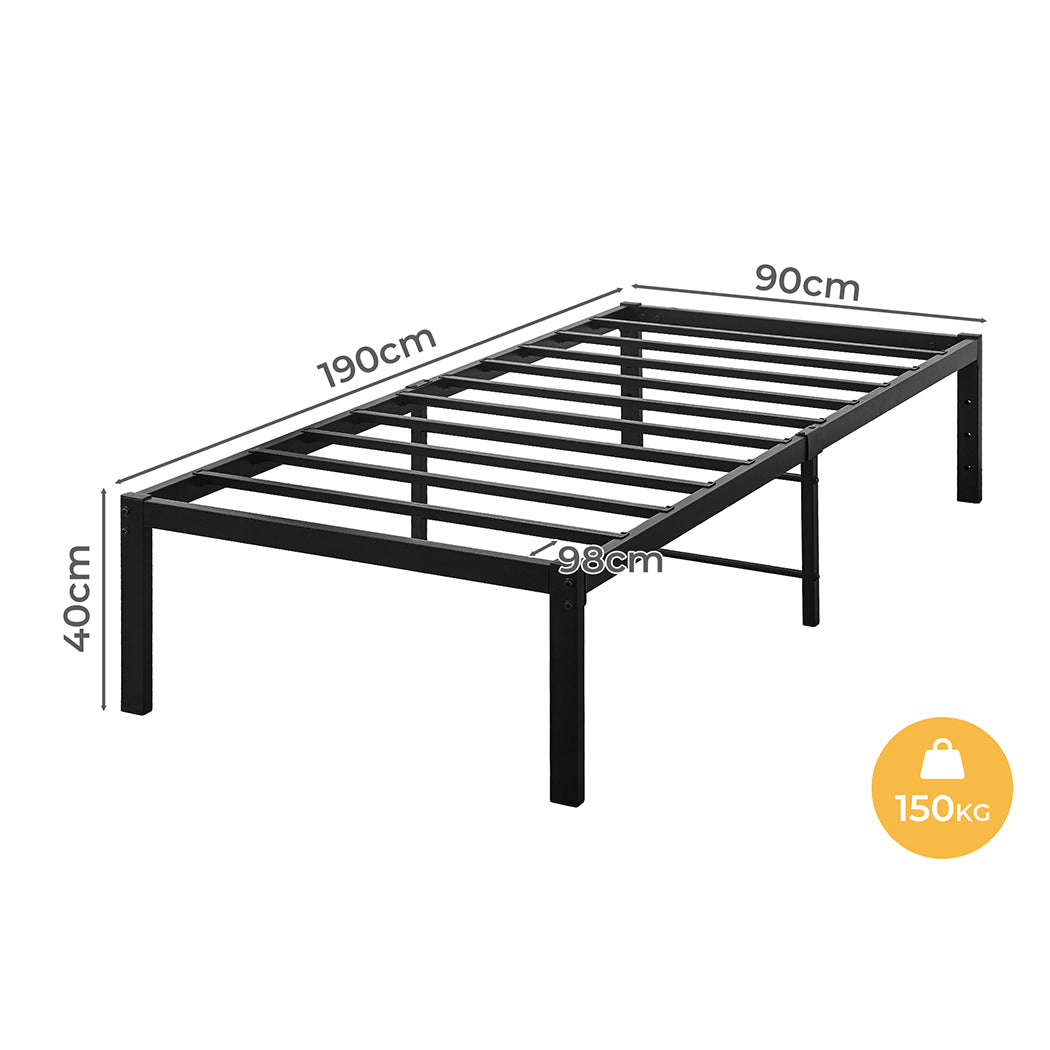 Levede Metal Bed Frame Heavy Duty Storage Space-1954802378263891970