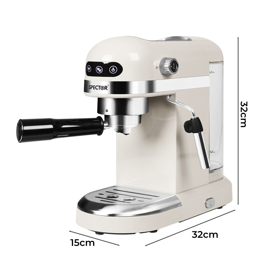 Spector Coffee Maker Machine Espresso Milk White-1954803001705238530
