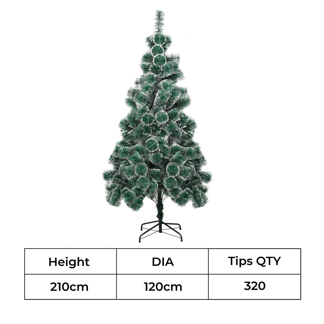 Santaco 2.1M 320 Tips Christmas Tree Full Pine Needle-1973193580059168770