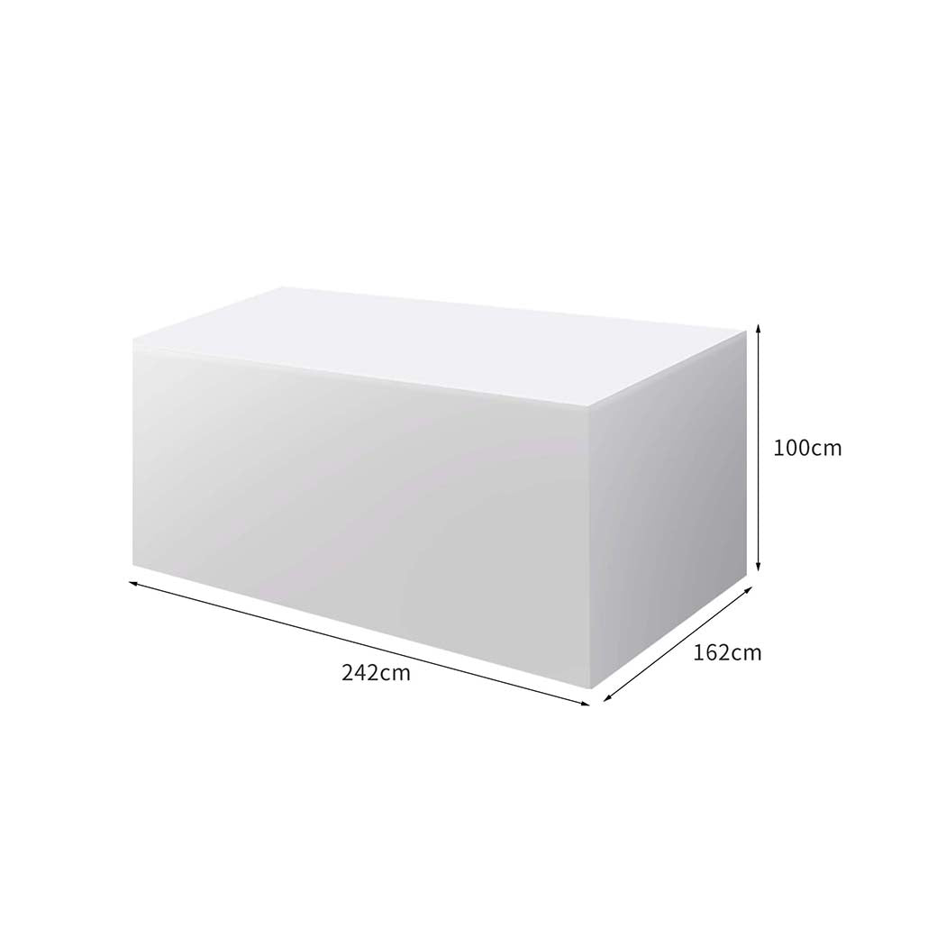 Marlow Outdoor Furniture Cover Waterproof Silver 30cm Extension-1954802881576177666