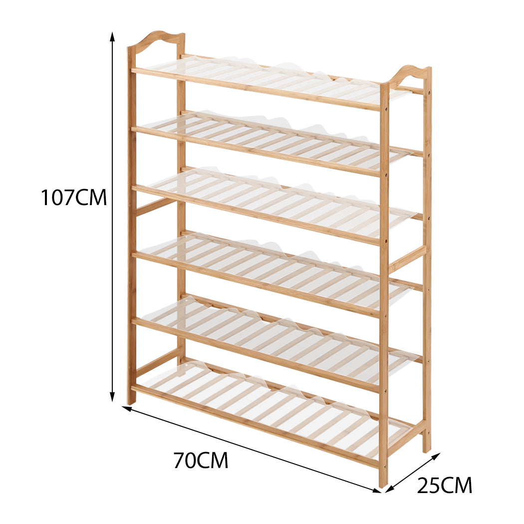 Levede Bamboo Shoe Rack Storage Wooden 70cm-1910113027718516738