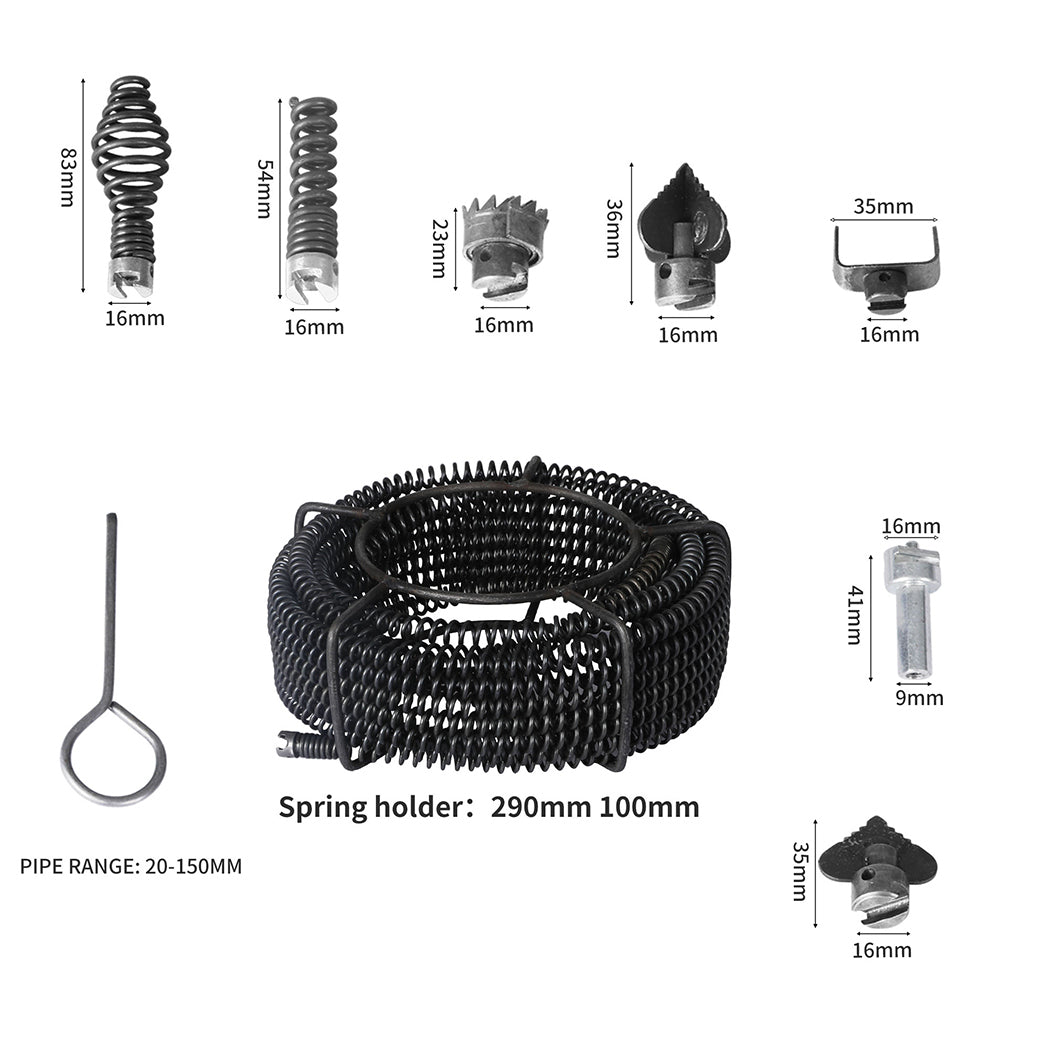 Traderight Plumber Drain Snake Pipe-1910113105325723650