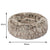 PaWz Pet Bed Cat Dog Donut Nest Calming XL Brown X-Large-1954802519809069057