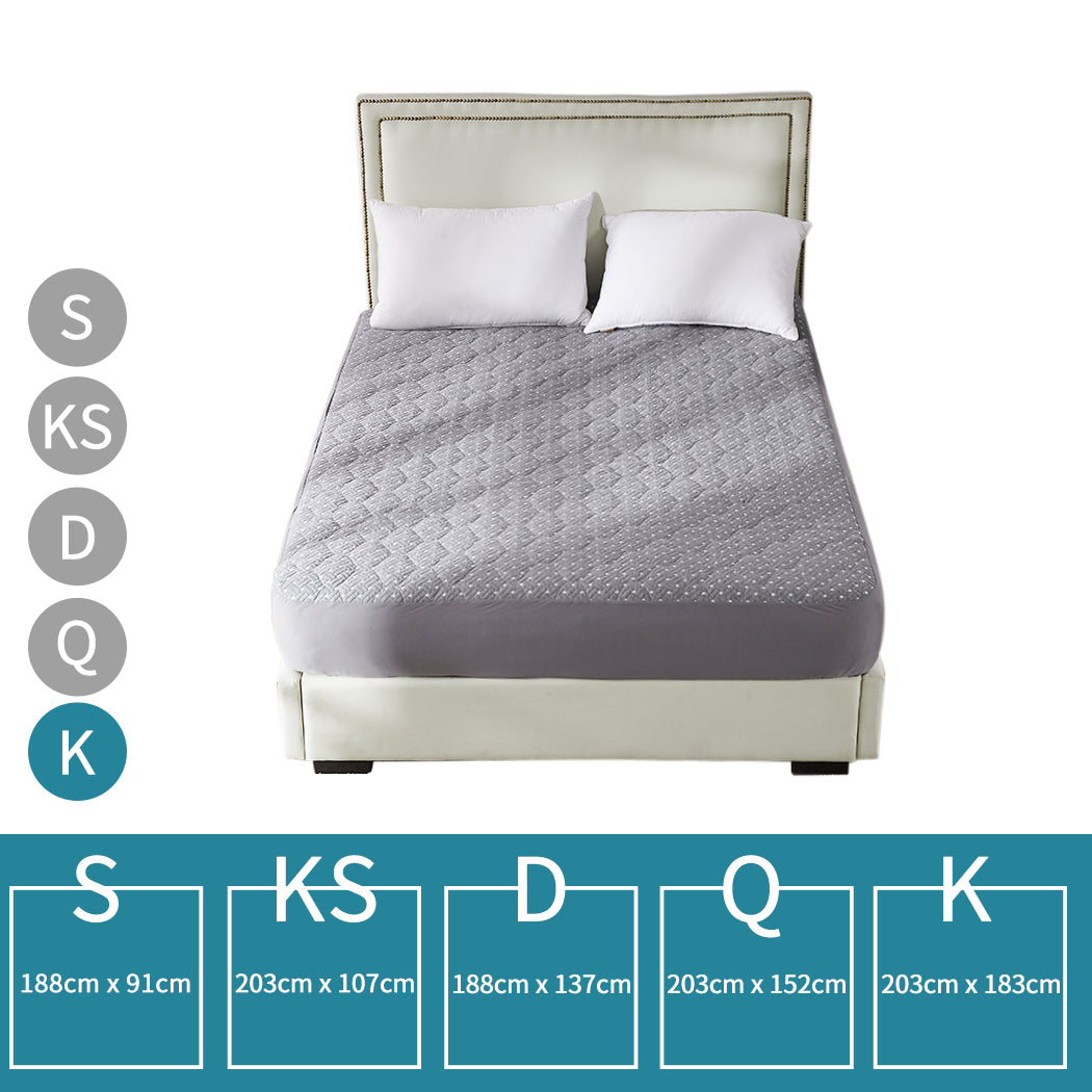 Dreamz Mattress Protector Topper Bamboo King-1954802844745994242