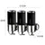 3 Bottles Bathroom Shower Soap Dispenser Black-1954802726349180929