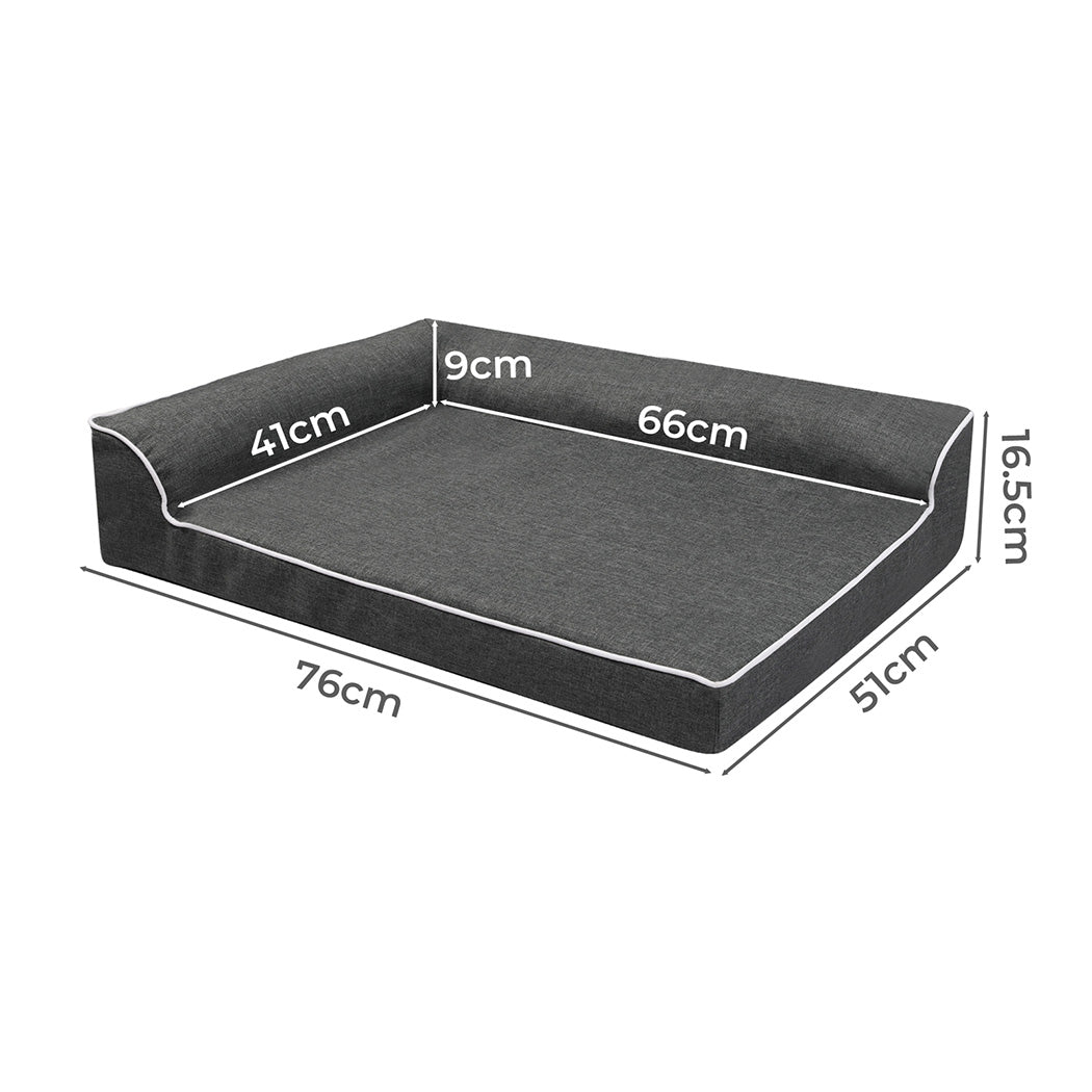Pawz Orthopedic Dog Bed M Grey-1954802426926206977