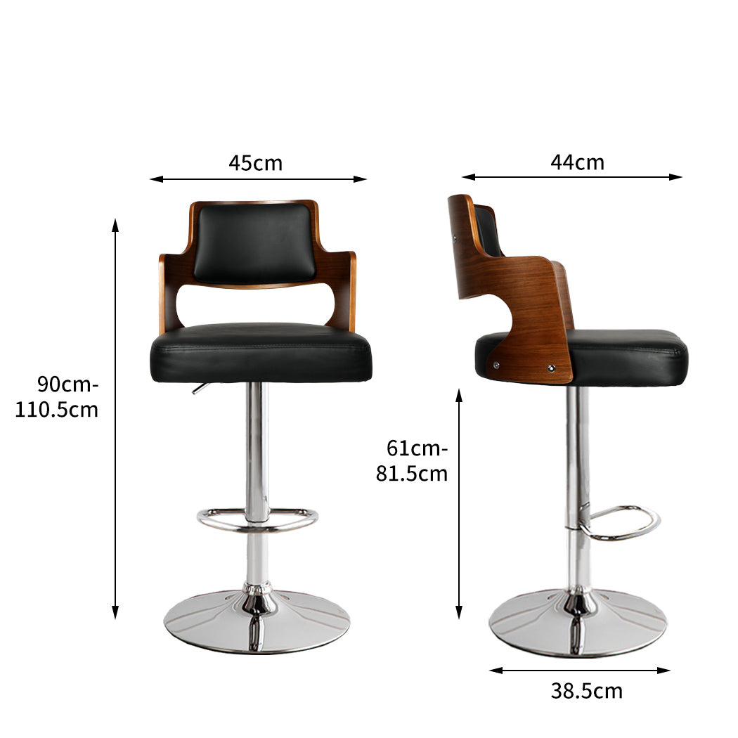 Levede 1x Kitchen Bar Stools Gas Lift-1910113241468637186