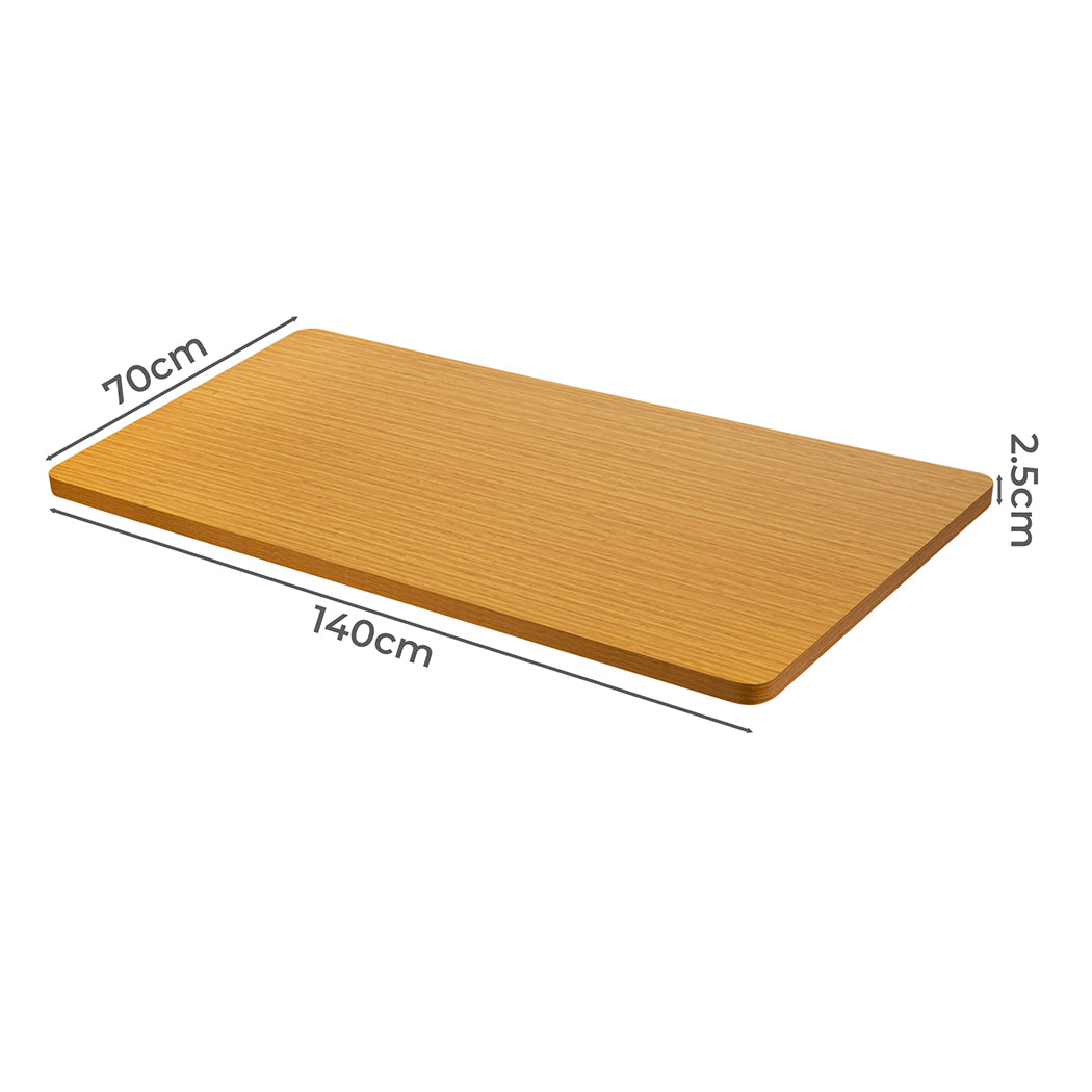Levede Desktop For Motorised Adjustable Black 140X70CM Natural-1954803013784834050