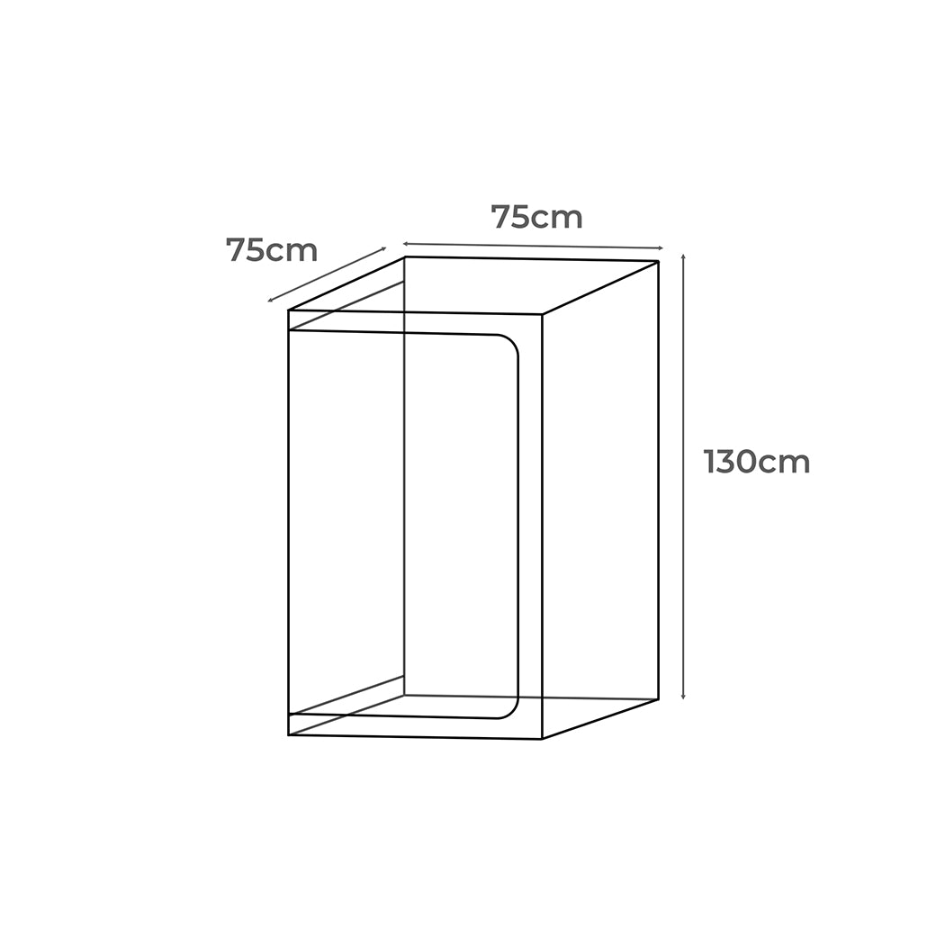 Grow Tent Indoor System Hydroponics 75x75x130cm-1954802510791315458