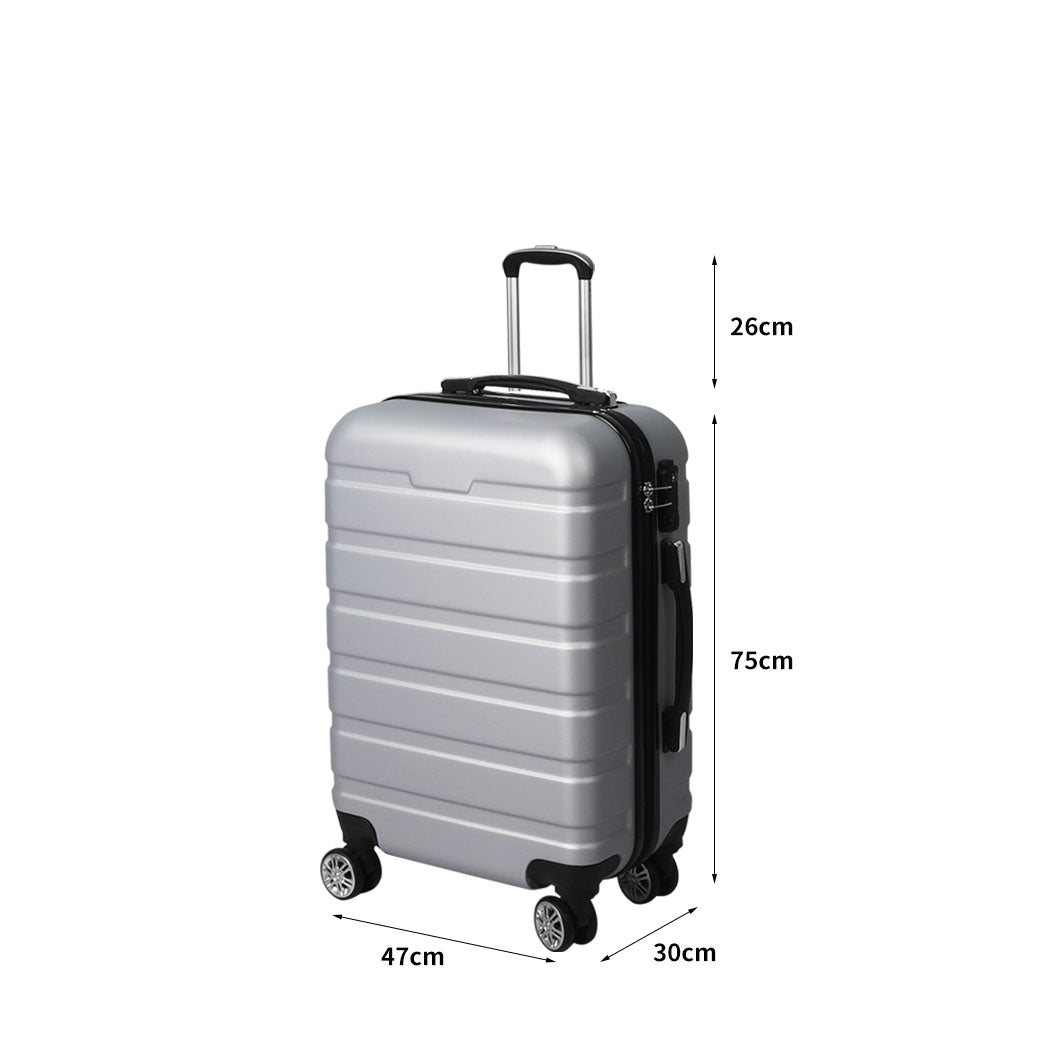 Slimbridge 28" Luggage Case Suitcase Silver 28 inch-1910112839025168386