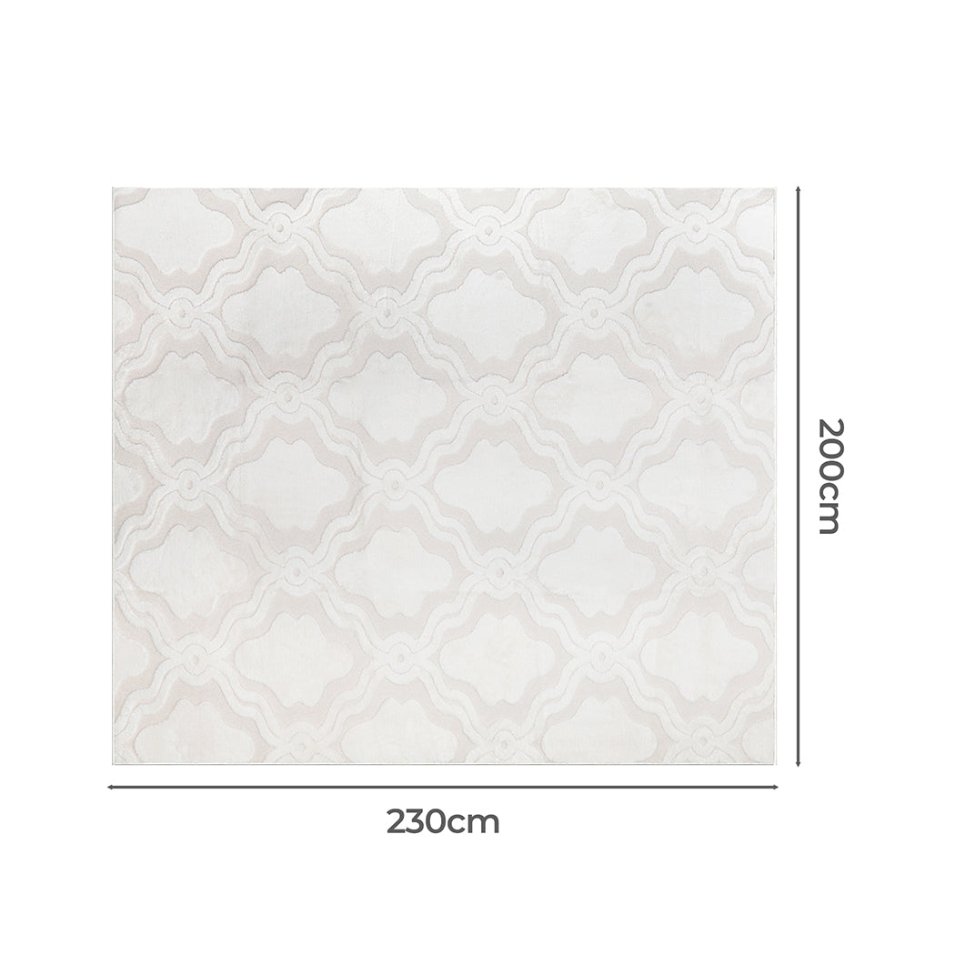 Marlow Floor Rugs Soft Shaggy 10mm Pile 200x230-1954802391899574274