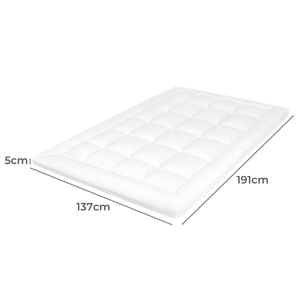 Dreamz Mattress Topper Pillowtop Cover Bed Protector Double-1973194190389121025