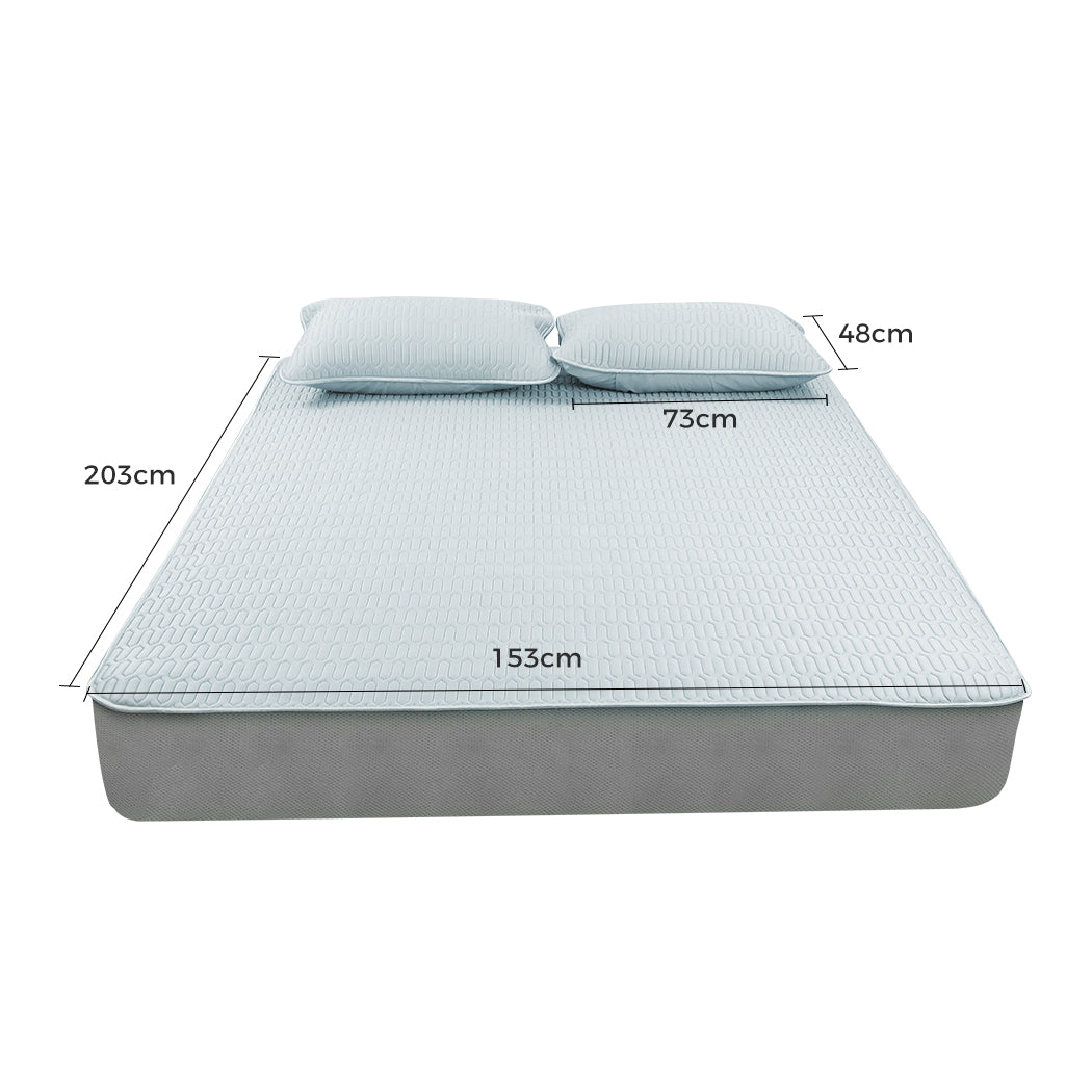 DreamZ Latex Cooling Bed Sheet Set Fitted 3PCS Queen-1954802918150508546