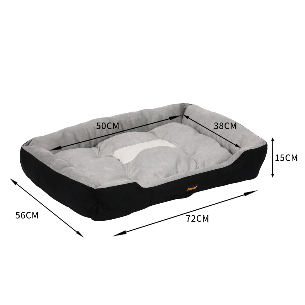 PaWz Pet Bed Dog Beds Bedding Mattress M Black Medium-1954802494739714049