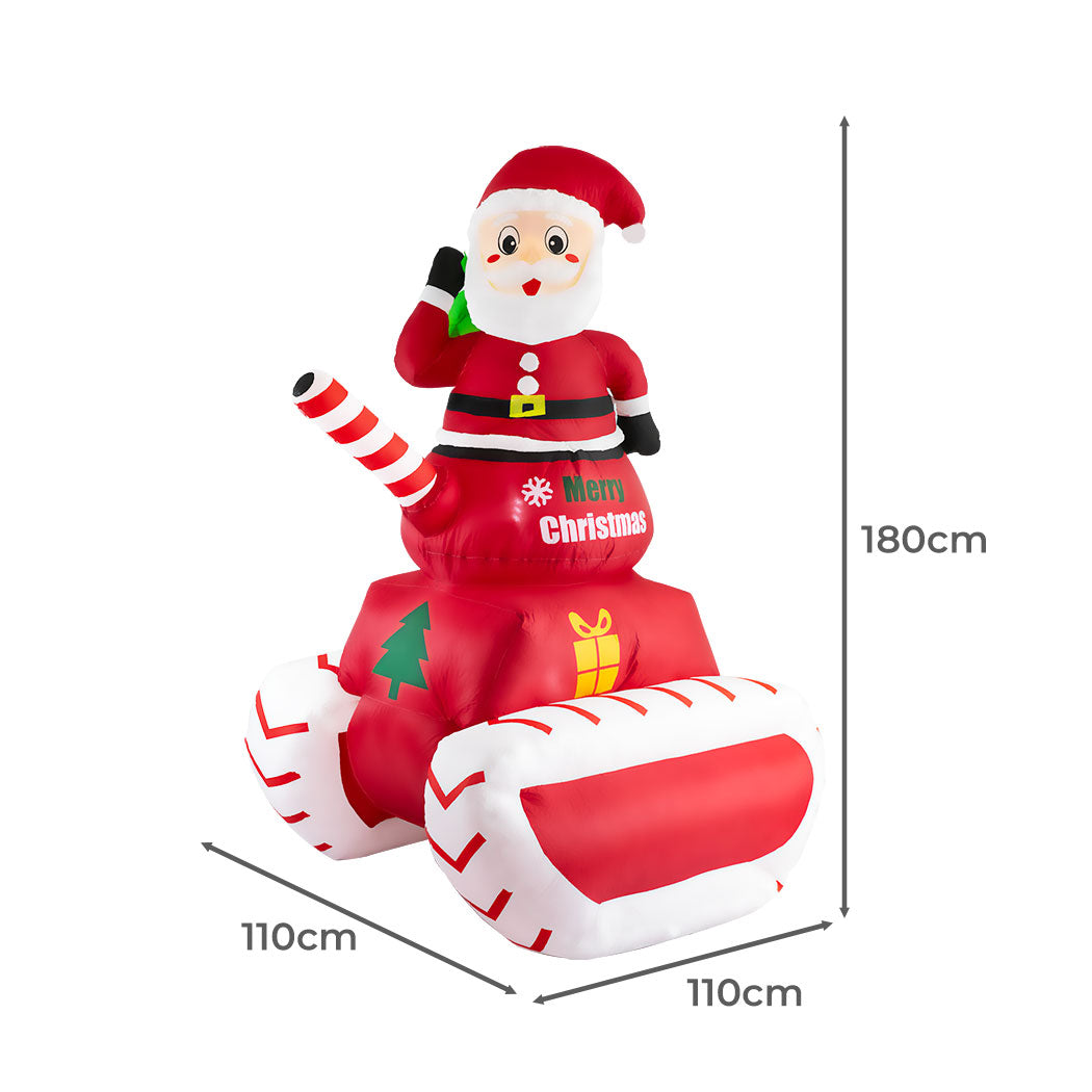 Santaco Christmas Inflatable Santa Claus-1954802755768029186