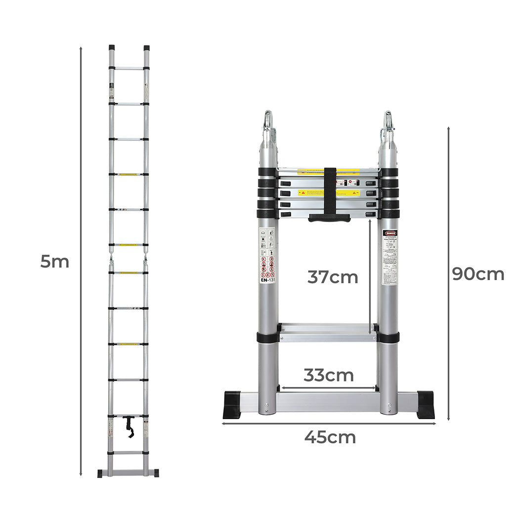 Traderight Folding Multi Purpose Ladder 12 Step-1954802414120996866