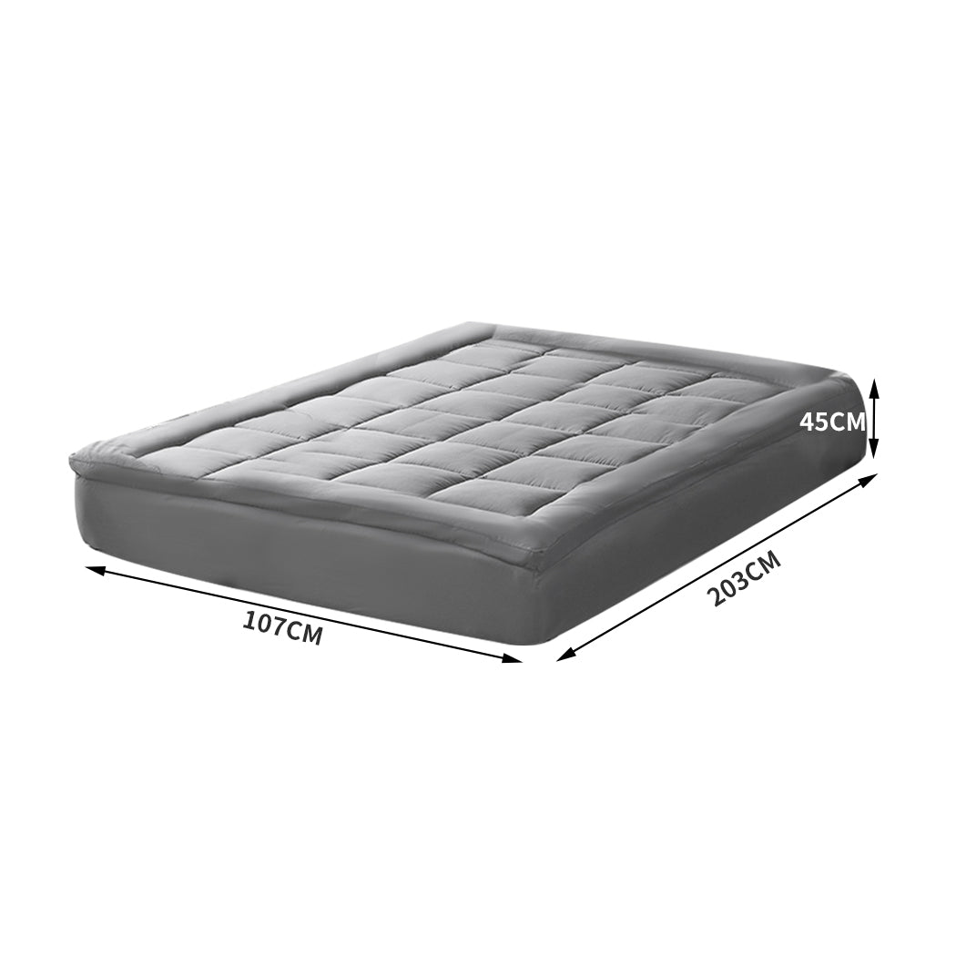 DreamZ Mattress Topper Bamboo Fibre King Single-1954802862504677378