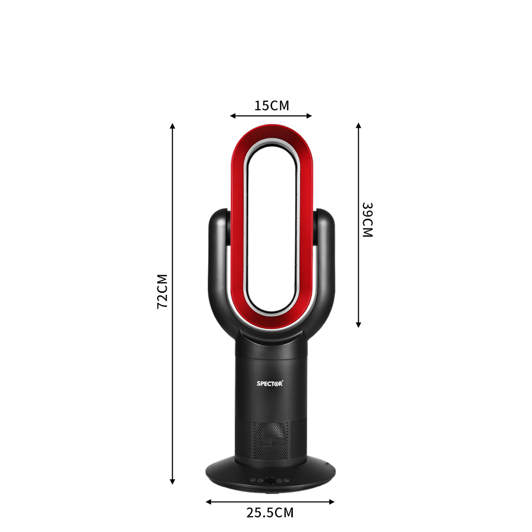 Spector Bladeless Fan Cooler Heater Red-1910113052494270466