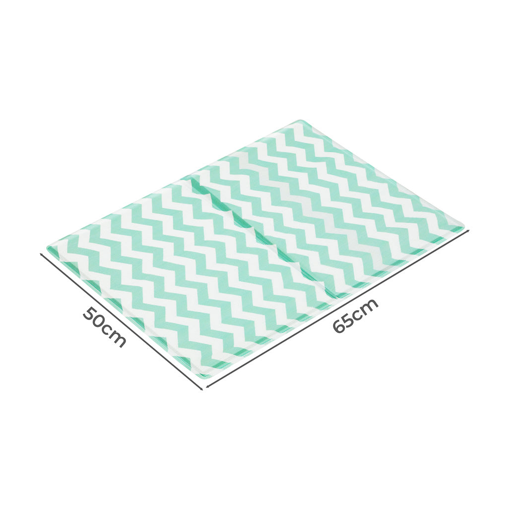 Pawz Pet Cooling Mat M Green-1954802430923378689