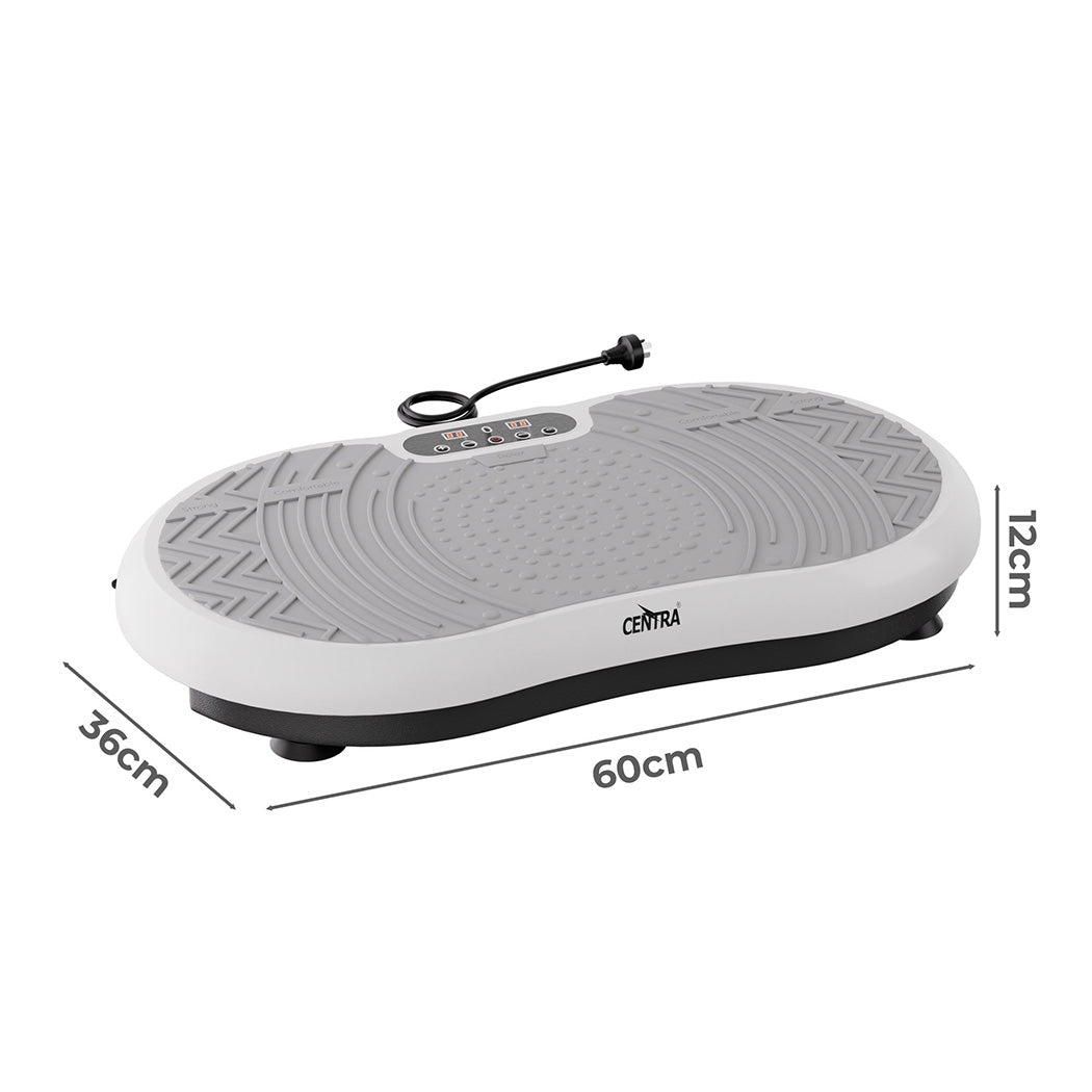 Centra Vibration Plate Train Exercise Machine White-1973193544793460738