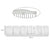 PaWz 6 Panels Pet Dog Playpen Puppy White-1954802560535760898