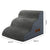 Pawz 3 Steps Pet Stairs Dog Ramp High Density Foam Grey-1954802479782825985