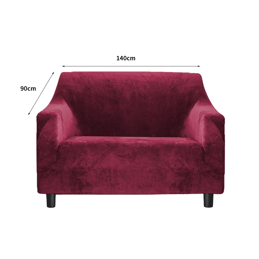 Marlow Sofa Covers 1 Seater High Stretch Wine-1954802700600348674
