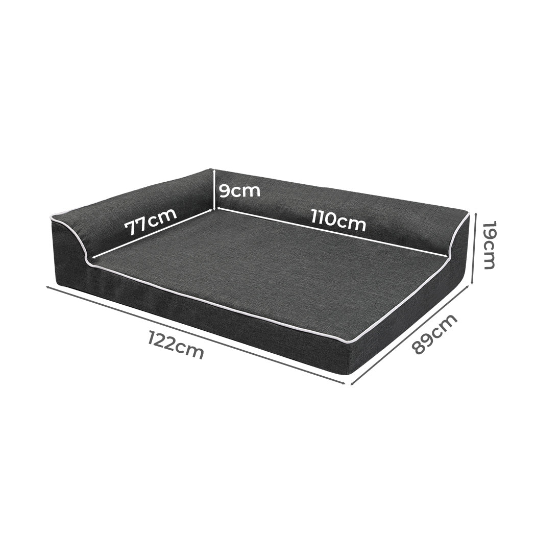 Pawz Orthopedic Dog Bed XXL Grey-1954802428620705793