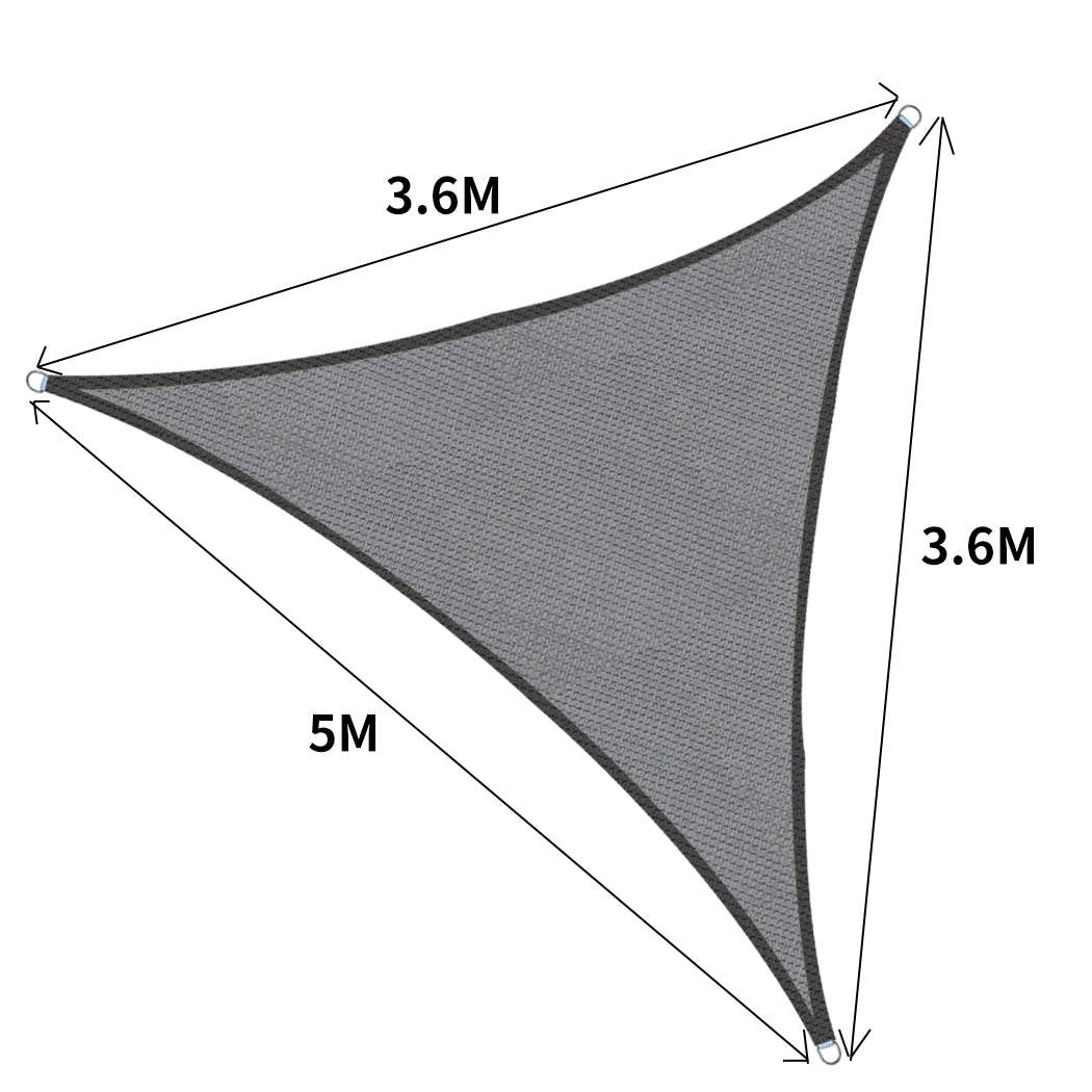 Outdoor Awning Cloth Sun Shades Sail Charcoal 280-1910112598767046658