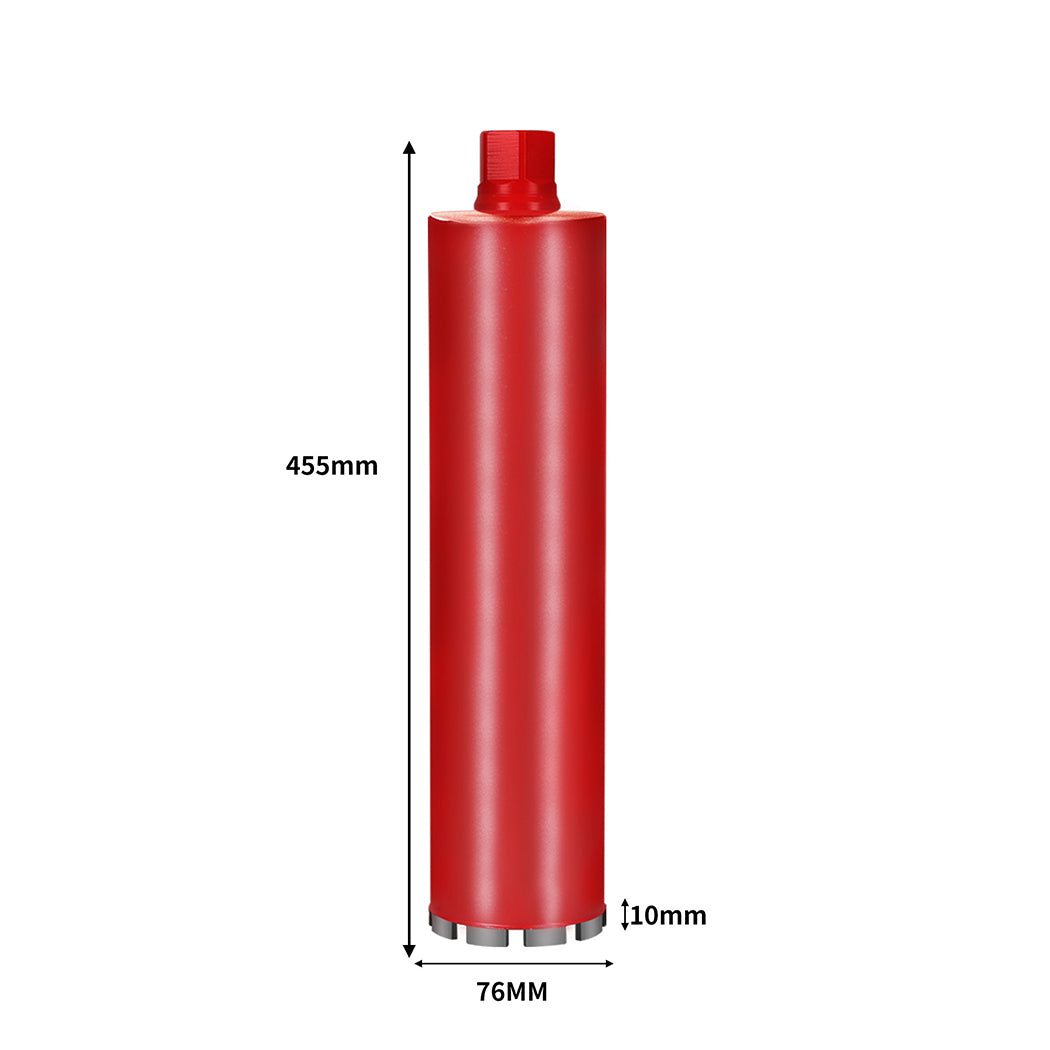 Traderight Diamond Core Drill Bit 76mm-1910113119913512962