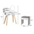 Levede Dressing Table Stool LED Mirror-1917016717154979841