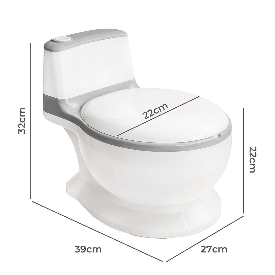 BoPeep Kids Potty Trainer Seat Safety Grey-1954802787846066178