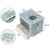 PaWz Foldable Cat Litter Box Tray Enclosed Blue-1954802552847601665