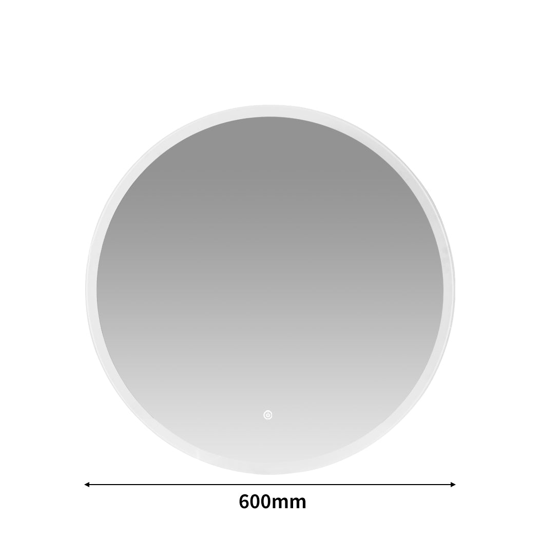 EMITTO LED Wall Mirror Round Anti-fog 60CM-1954803004909686785