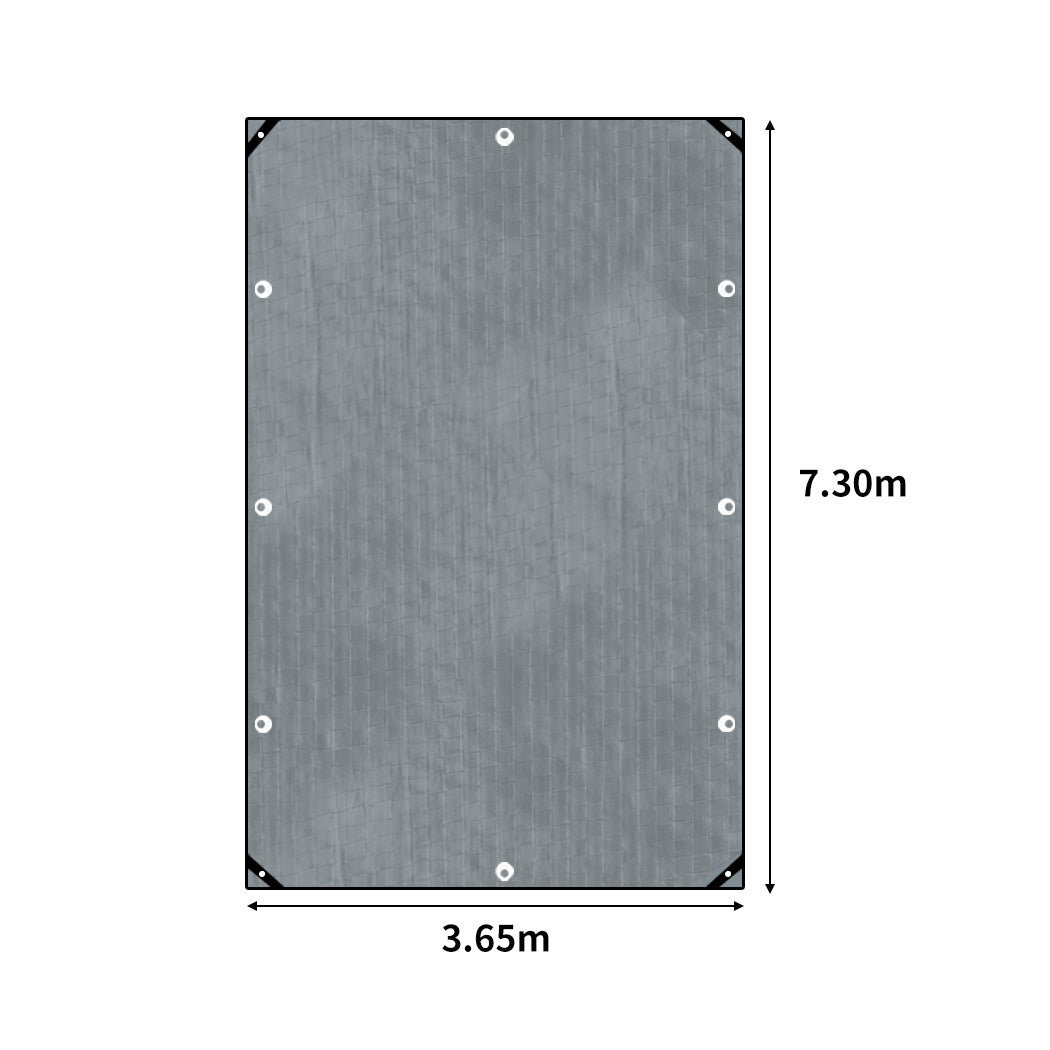 Manan Tarp Tarpaulin 200GSM Camping 3.65mx7.3m-1954802673534504962