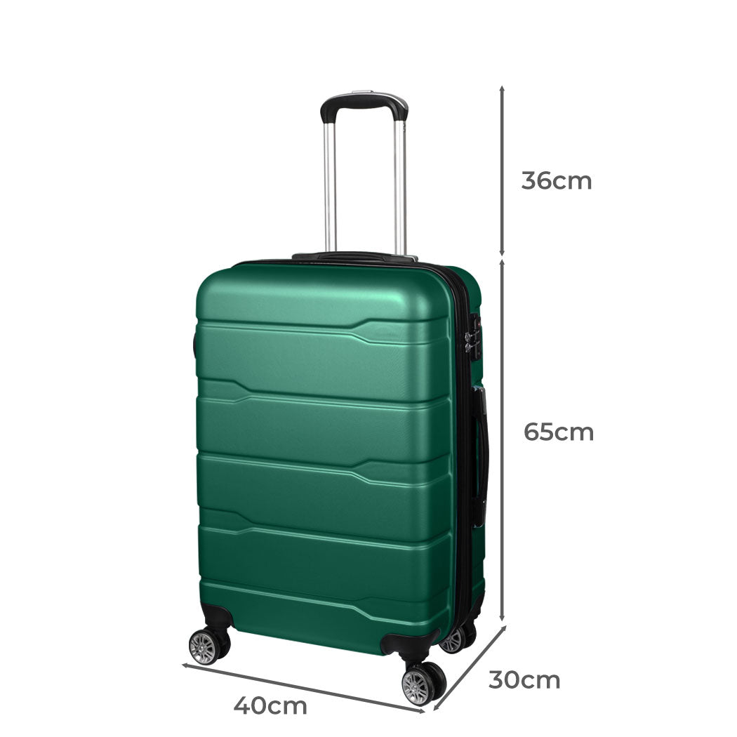 Slimbridge 24" Inch Expandable Luggage Green 24 inch-1910112841243955202